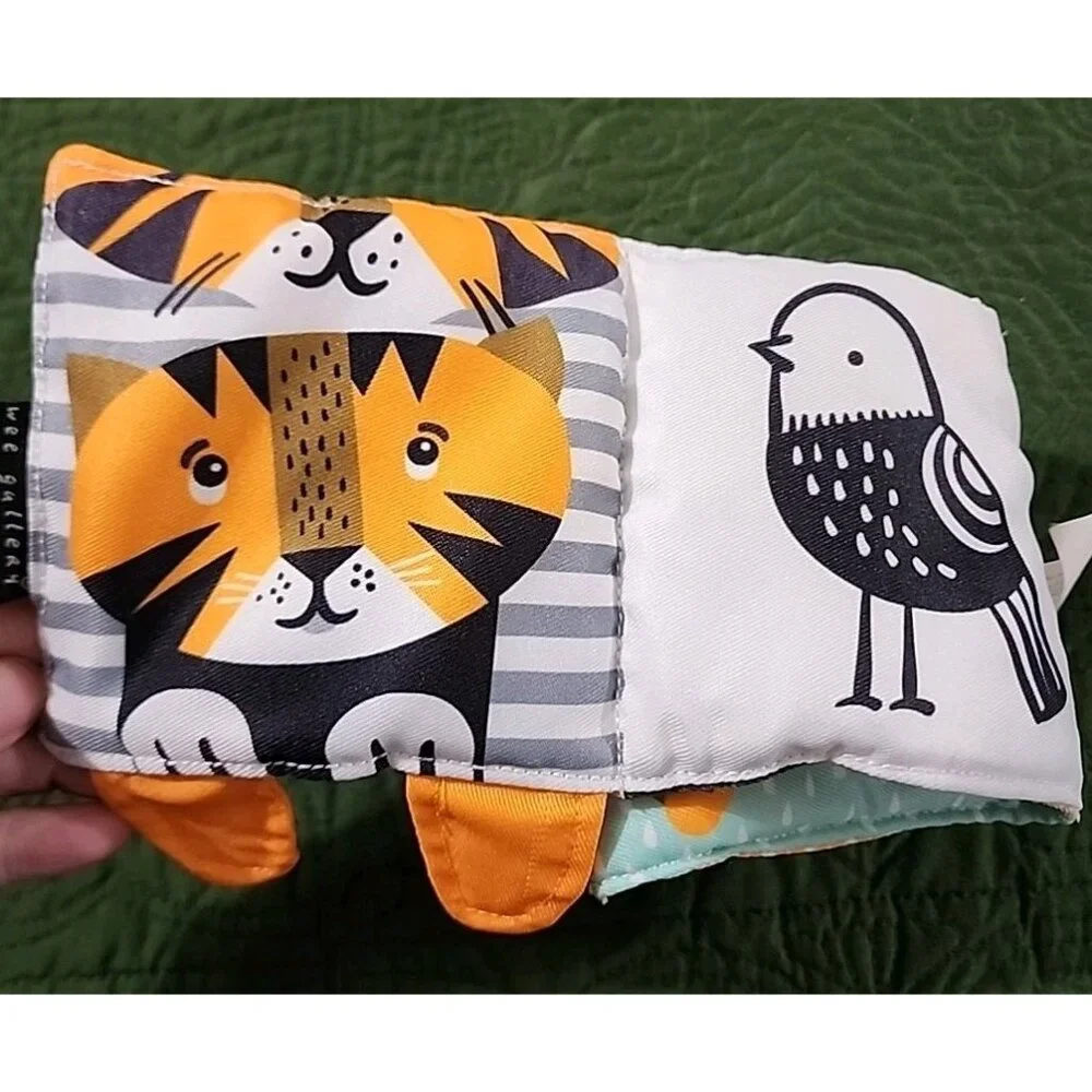Tiptoe Tiger Baby's First‎ Soft Book Wee Gallery Sensory Book